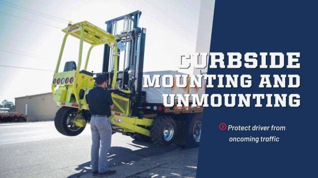 2025 Isuzu FTR 18' Aluminum Stake Bed Truck with 4K Truck Mounted Forklift Homestead FL