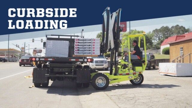 2025 Isuzu FTR 18' Aluminum Stake Bed Truck with 4K Truck Mounted Forklift Homestead FL