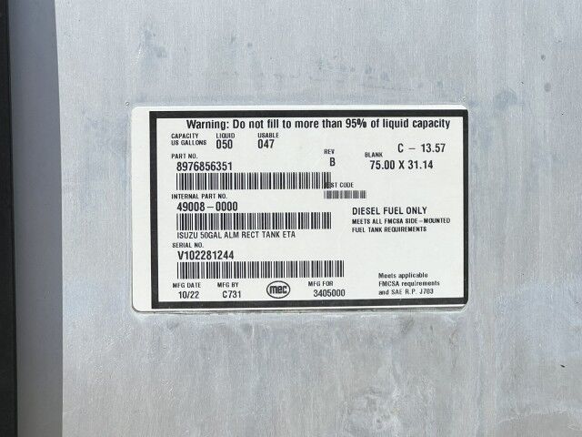 2025 Isuzu FTR 20' Aluminum Flatbed Truck with 4,000 lbs. Truck Mounted Forklif Homestead FL