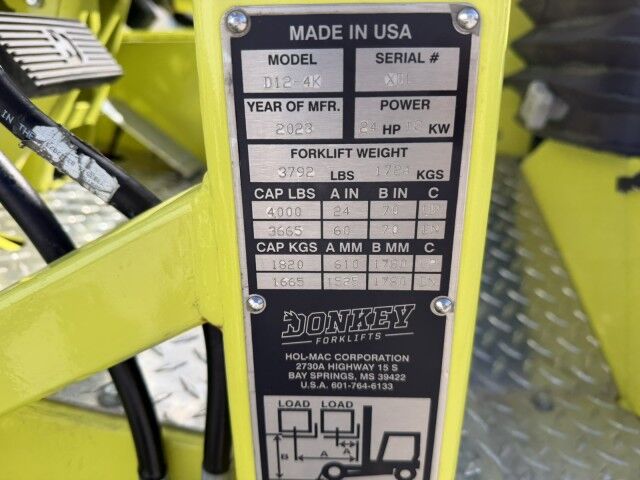 2025 Isuzu FTR 22' Aluminum Flatbed with 4,000 lbs. Truck Mounted Fork Lift Homestead FL