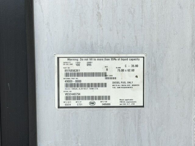 2025 Isuzu FTR 26' Dry Box Truck with 2,500 lbs. Lift Gate Miami FL