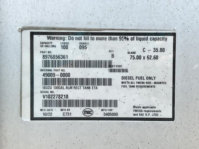 2025 Isuzu FTR 26' Dry Box Truck with 2,500 lbs. Lift Gate Homestead FL