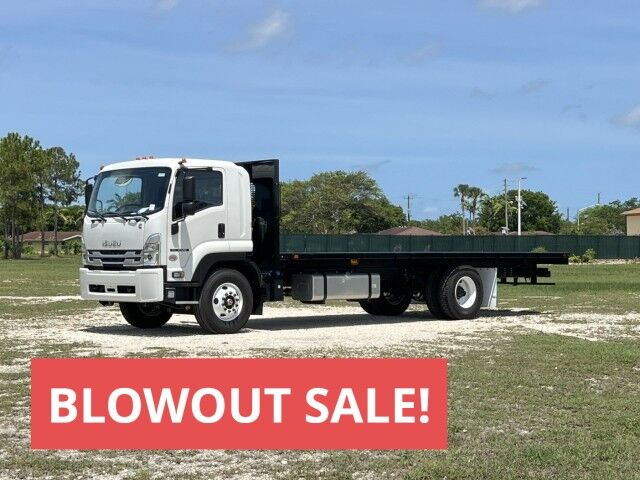 2025 Isuzu FVR - BLOWOUT SALE - 26' BABCO Steel Flatbed Truck