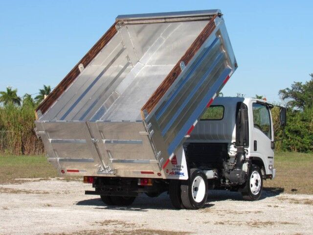 2025 Isuzu NPR-HD 12' BABCO Aluminum Landscape Dump Truck (Gas)