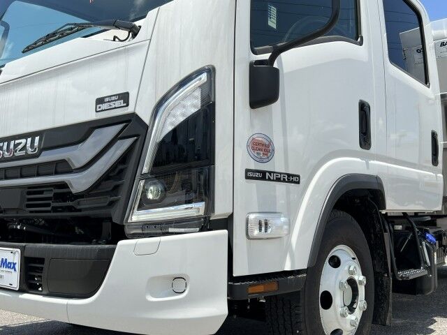 2025 Isuzu NPR-HD Crew Cab DSL 14' Aluminum Landscape Dump Truck Miami FL