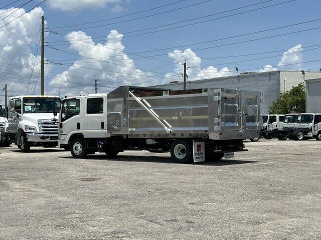 2025 Isuzu NPR-HD Crew Cab DSL 14' Aluminum Landscape Dump Truck Miami FL