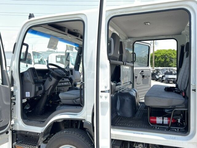 2025 Isuzu NPR-HD Crew Cab DSL 14' Aluminum Landscape Dump Truck Miami FL