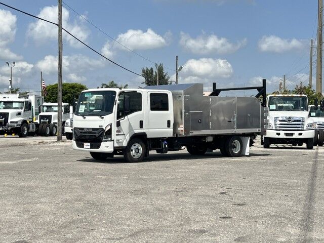 2025 Isuzu NPR-HD Crew Cab DSL 14' BABCO Aluminum Landscape Dump Truck Miami FL
