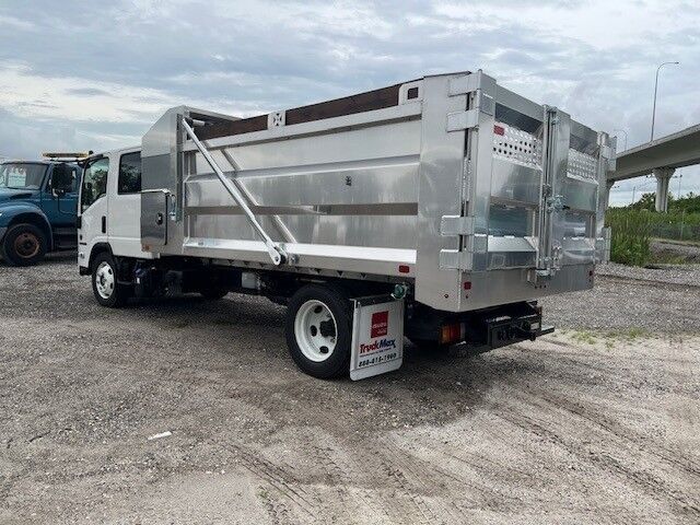 2025 Isuzu NPR-HD Crew Cab DSL 14' BABCO Aluminum Landscape Dump Truck