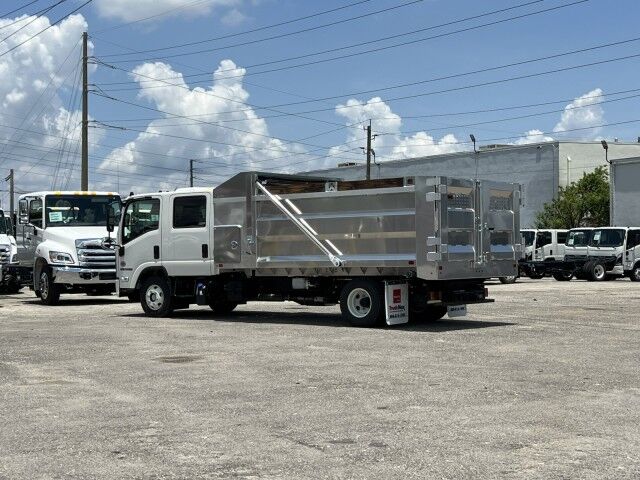 2025 Isuzu NPR-HD Crew Cab DSL 14&apos; BABCO Aluminum Landscape Dump Truck Miami FL