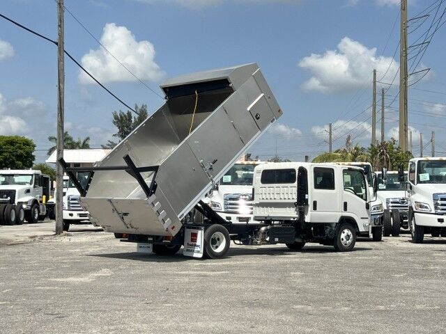2025 Isuzu NPR-HD Crew Cab DSL 14' BABCO Aluminum Landscape Dump Truck