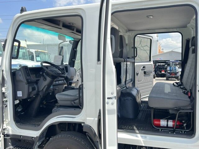 2025 Isuzu NPR-HD Crew Cab DSL 14' BABCO Aluminum Landscape Dump Truck Miami FL
