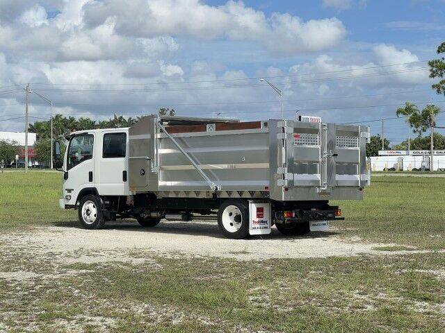 2025 Isuzu NPR-HD Crew Cab GAS 14' Aluminum Landscape Dump Truck Miami FL