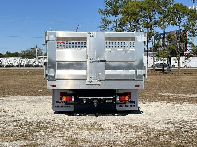 2025 Isuzu NPR-HD Crew Cab GAS 14' BABCO Aluminum Landscape Dump Truck