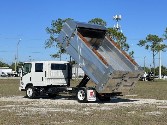 2025 Isuzu NPR-HD Crew Cab GAS 14&apos; BABCO Aluminum Landscape Dump Truck Miami FL
