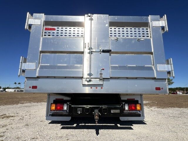 2025 Isuzu NPR-HD Crew Cab GAS 14' BABCO Aluminum Landscape Dump Truck Homestead FL