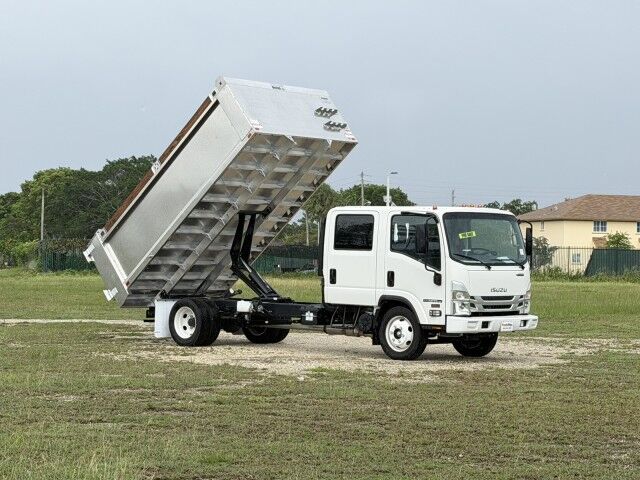 2025 Isuzu NPR-HD Crew Cab GAS 15' BABCO Aluminum Trash Dump Truck