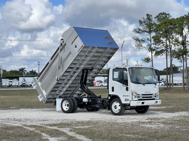 2025 Isuzu NPR-HD GAS 14&apos; BABCO Aluminum Landscape Dump Truck