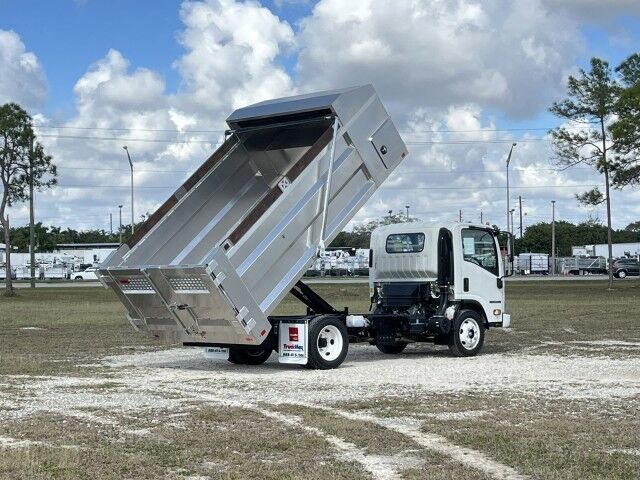 2025 Isuzu NPR-HD GAS 14' BABCO Aluminum Landscape Dump Truck