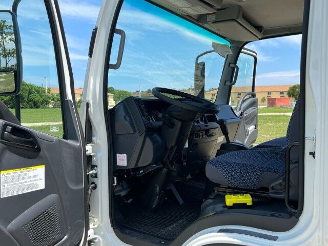 2025 Isuzu NPR-XD Crew Cab 14+5 Steel Landscape Flatbed Dove Tail Homestead FL