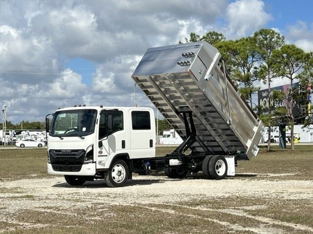 2025 Isuzu NPR-XD Crew Cab DSL 14&apos; BABCO Aluminum Landscape Dump Truck Homestead FL