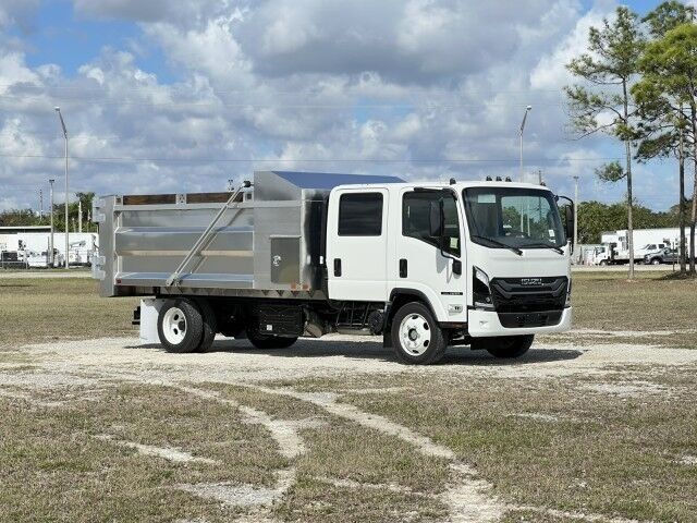 2025 Isuzu NPR-XD Crew Cab DSL 14&apos; BABCO Aluminum Landscape Dump Truck Homestead FL