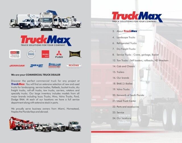 2025 Isuzu NPR-XD Crew Cab DSL 14&apos; BABCO Aluminum Landscape Dump Truck Homestead FL