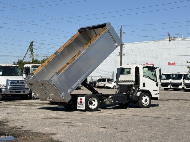 2025 Isuzu NPR-XD DSL 14' BABCO Aluminum Landscape Dump Truck