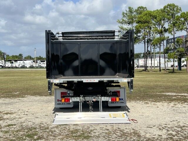 2025 Isuzu NRR 12' BABCO Steel Dump Truck with Tunnel Toolbox and Lift Gate Homestead FL