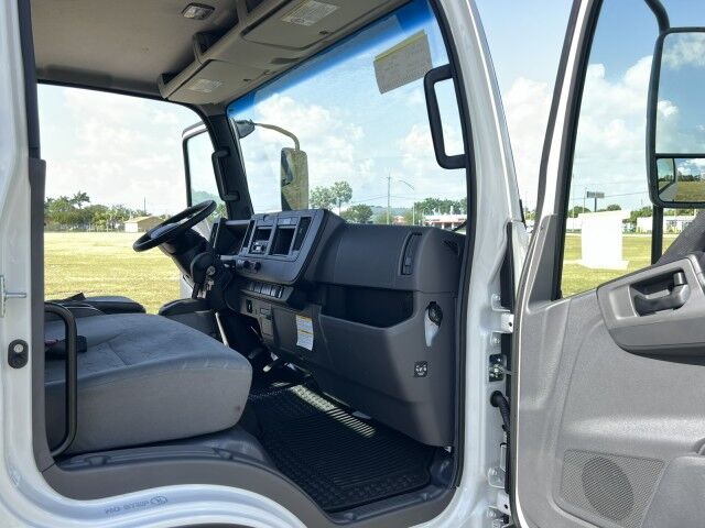 2025 Isuzu NRR 12&apos; BABCO Steel Dump Truck with Tunnel Toolbox and Lift Gate Homestead FL