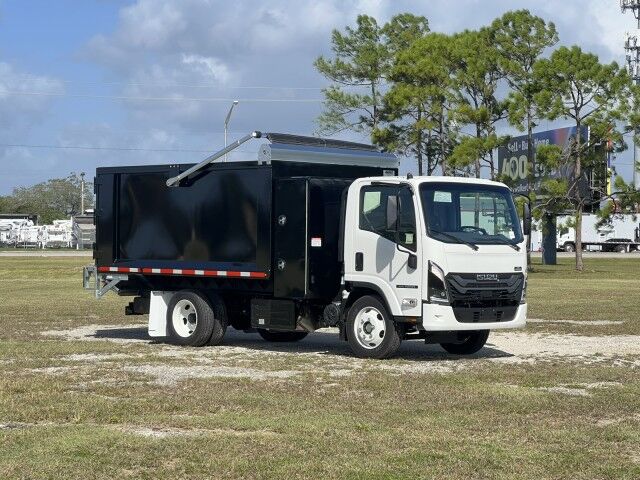 2025 Isuzu NRR 12' BABCO Steel Dump Truck with Tunnel Toolbox and Lift Gate Homestead FL