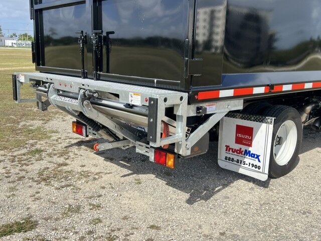 2025 Isuzu NRR 12' BABCO Steel Dump Truck with Tunnel Toolbox and Lift Gate Homestead FL