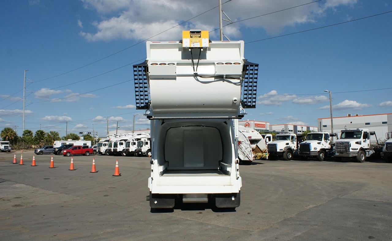 2025 Isuzu NRR 8 Yard Pac-Mac Rear Loader Garbage Truck Tampa FL