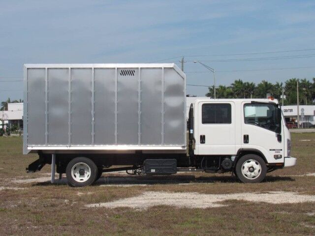 2025 Isuzu NRR Crew Cab 14' Aluminum Chipper Dump Truck