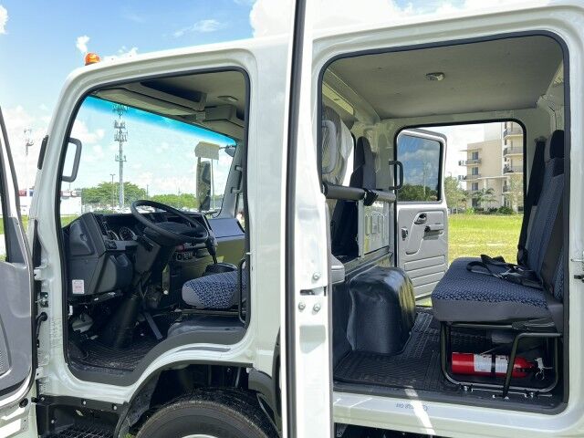 2025 Isuzu NRR Crew Cab 14' BABCO Aluminum Chipper Dump Truck Homestead FL