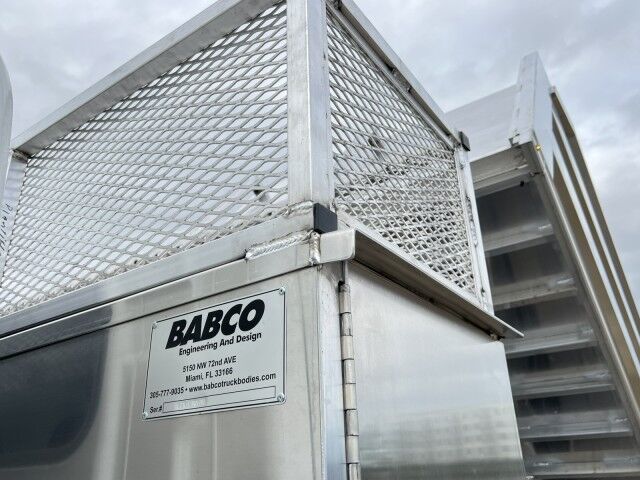 2025 Isuzu NRR Crew Cab GAS 12' BABCO Aluminum Chipper Truck with 2' Tunnel Box Homestead FL