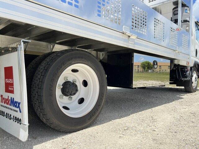 2025 Isuzu NRR Crew Cab GAS 14+5 BABCO Aluminum Dovetail Flatbed Truck Miami FL