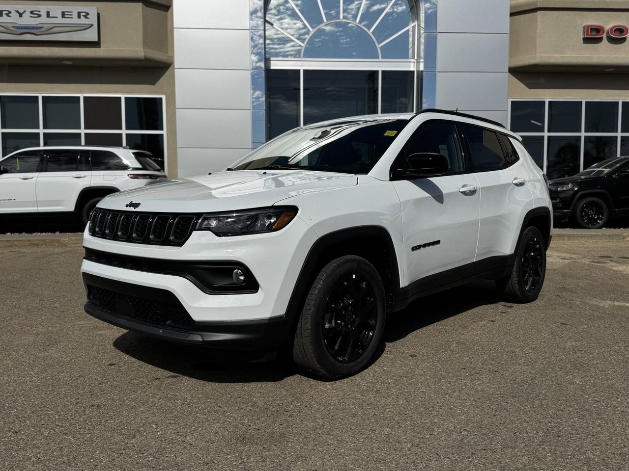 2025 Jeep Compass Altitude 4x4 SUV | Turbocharged Engine | Leatherette Seats | Power Liftgate | Backup Camera Redwater AB