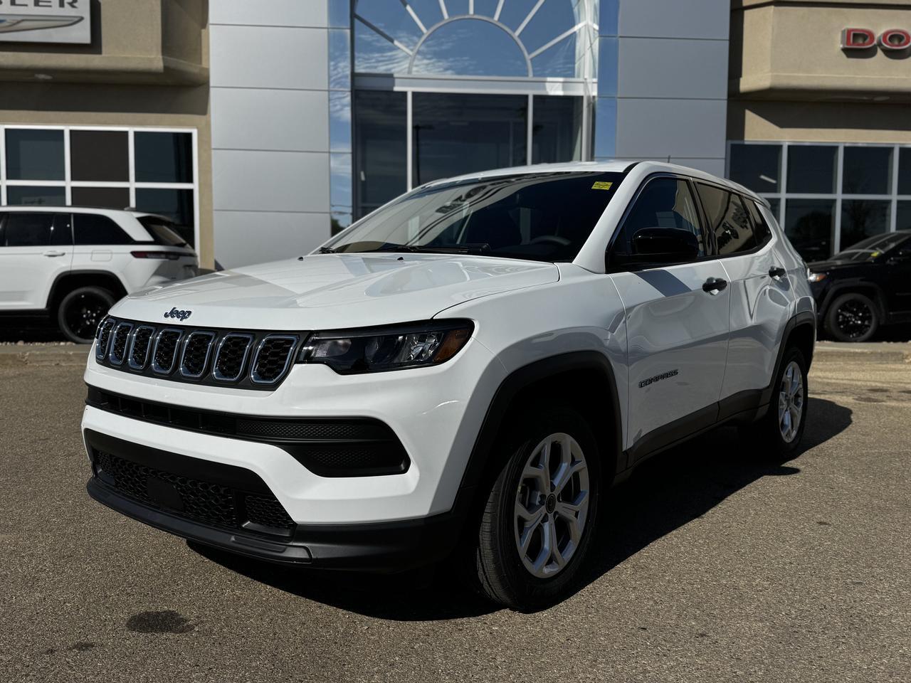 2025 Jeep Compass Sport 4x4 | 2L Turbo | Low KMs | Heated Seats | Rearview Camera | Bluetooth | Towing Capability Redwater AB