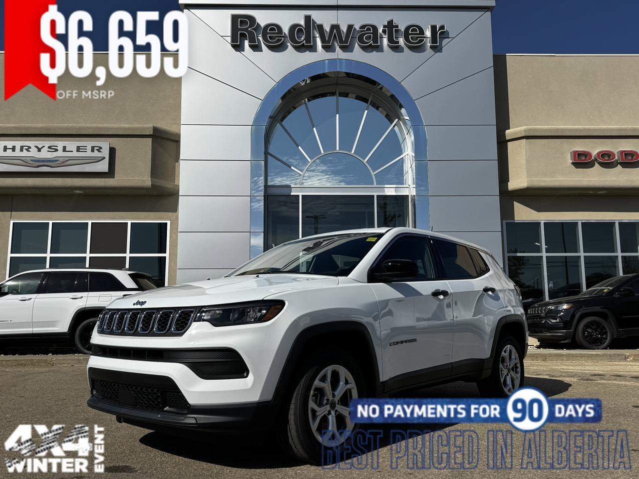 2025 Jeep Compass Sport 4x4 SUV | 2L Turbo | Heated Seats | Backup Camera | AC