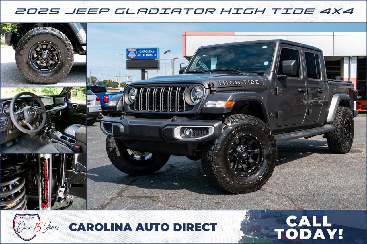 2025 Jeep Gladiator High Tide 4X4 / Wheels & Tires / Convenience Group! Lincolnton NC