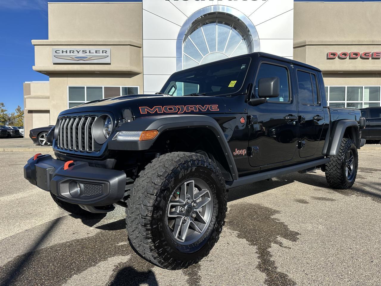2025 Jeep Gladiator Mojave | FOX Shocks | 4.10 Axle | E-Locker Rear Axle | Leather | Heated Seats | Tow Package Redwater AB