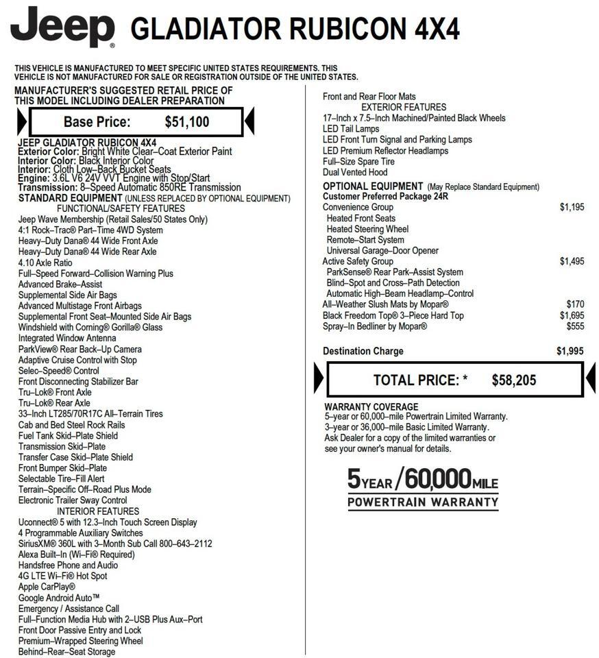 2025 Jeep Gladiator Rubicon - Photo 7