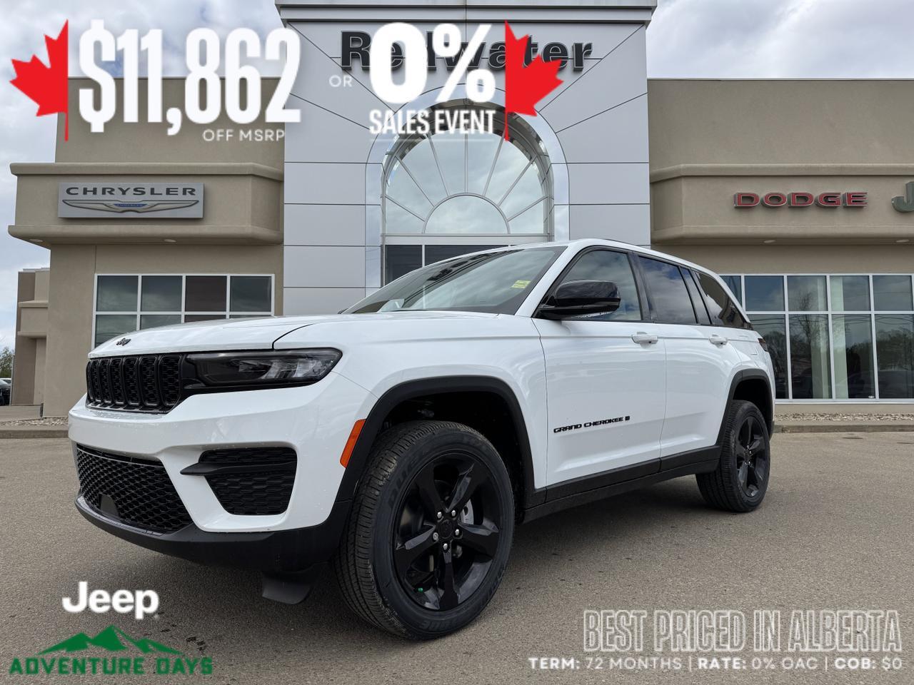 2025 Jeep Grand Cherokee Altitude 4x4 | V6 | Sunroof | 5 Passenger | Heated Seats | Power Liftgate