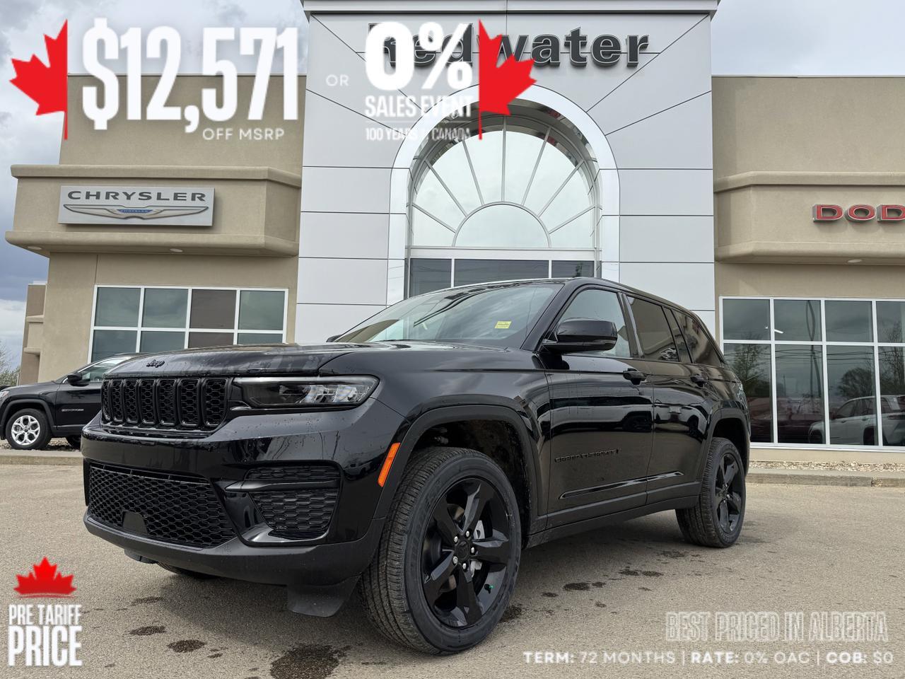 2025 Jeep Grand Cherokee Altitude 4x4 | V6 | Sunroof | Power Liftgate | Tow Package I Heated Seats Redwater AB