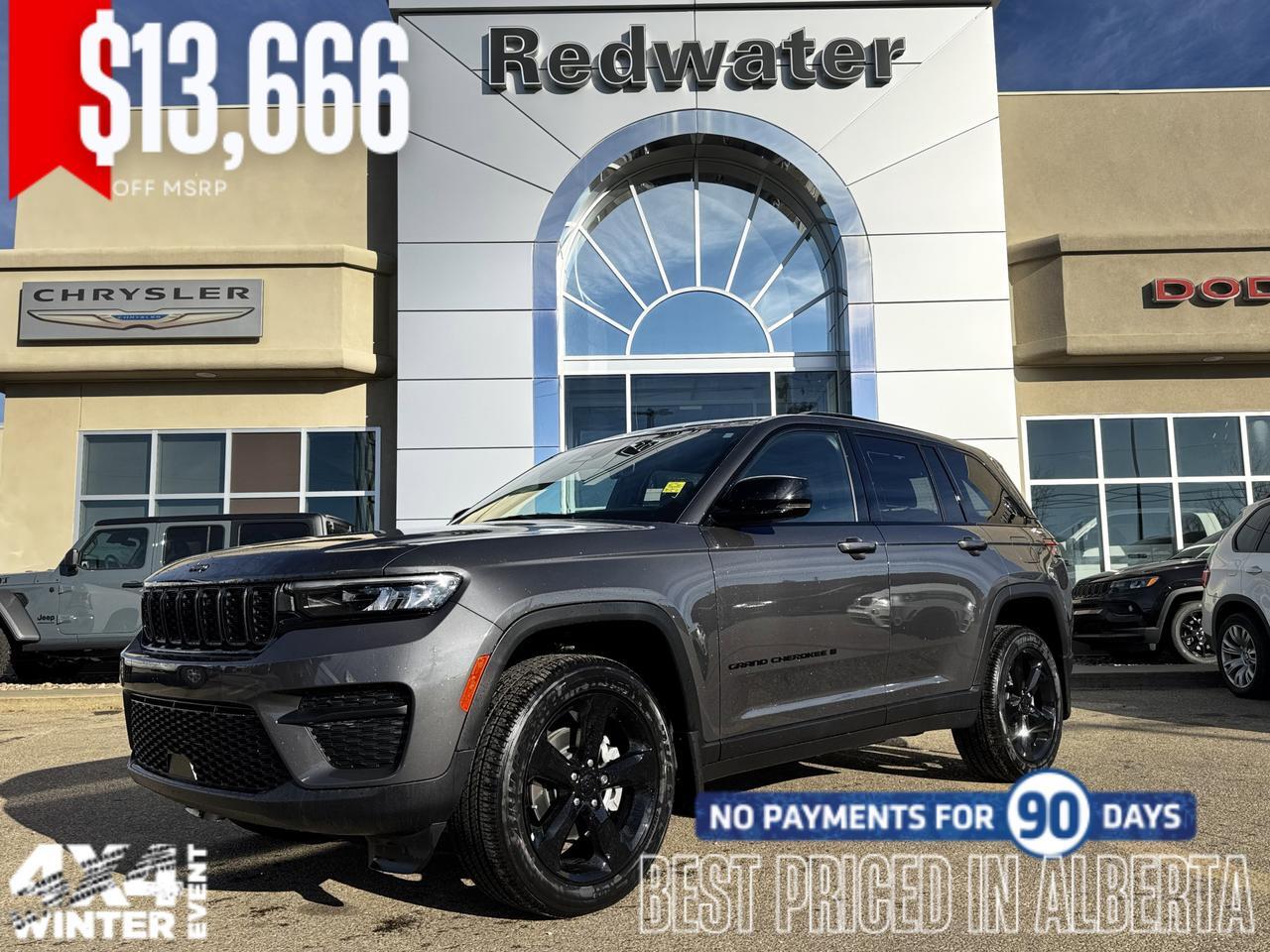 2025 Jeep Grand Cherokee Altitude Laredo 4x4 | V6 | Leather | Sunroof | Heated Seats | 5 Passenger