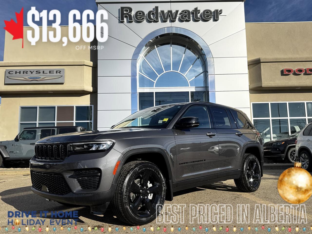 2025 Jeep Grand Cherokee Altitude Laredo 4x4 | V6 | Leather | Sunroof | Heated Seats | 5 Passenger