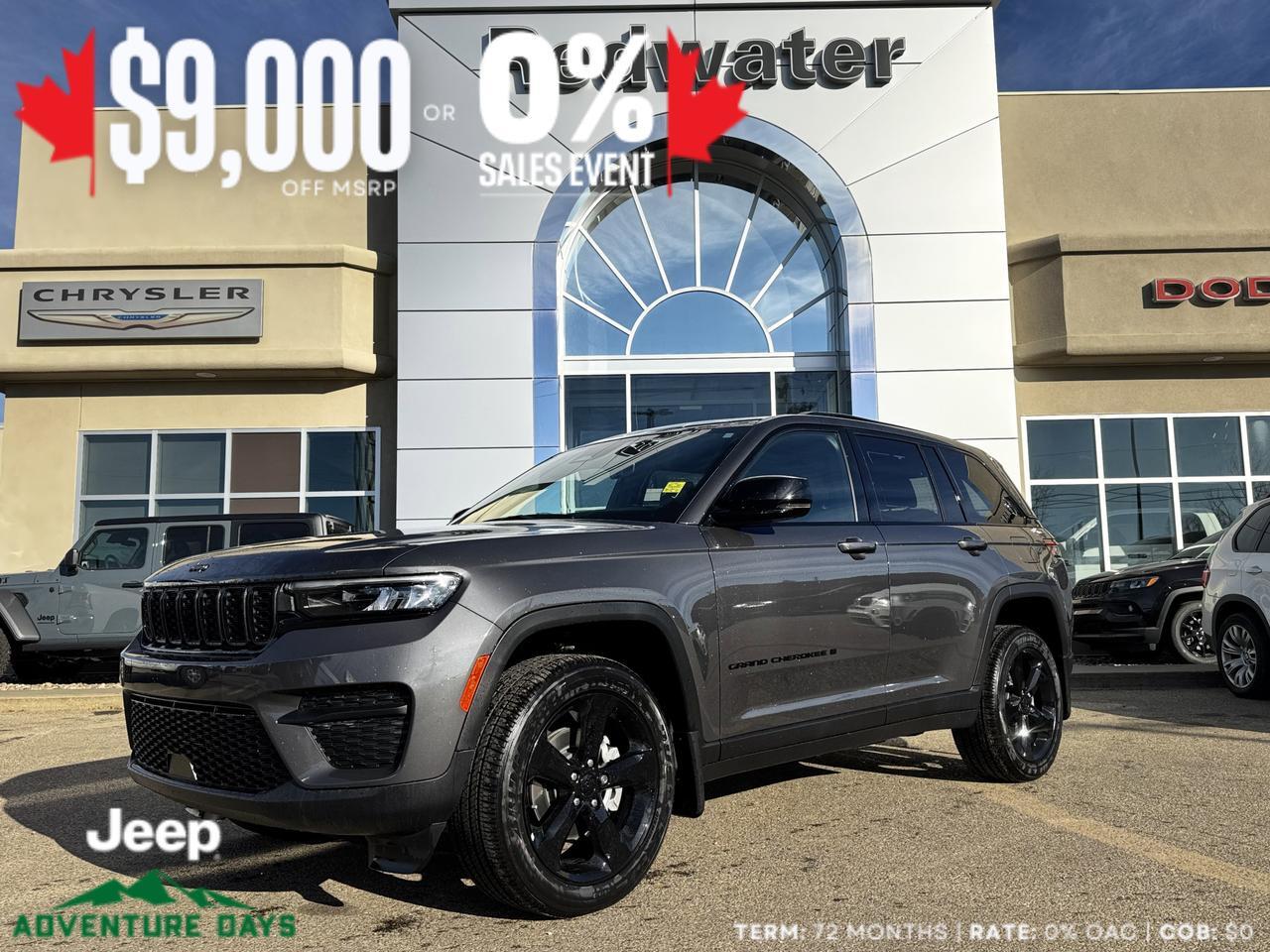 2025 Jeep Grand Cherokee Altitude Laredo 4x4 | V6 | Leather | Sunroof | Heated Seats | 5 Passenger