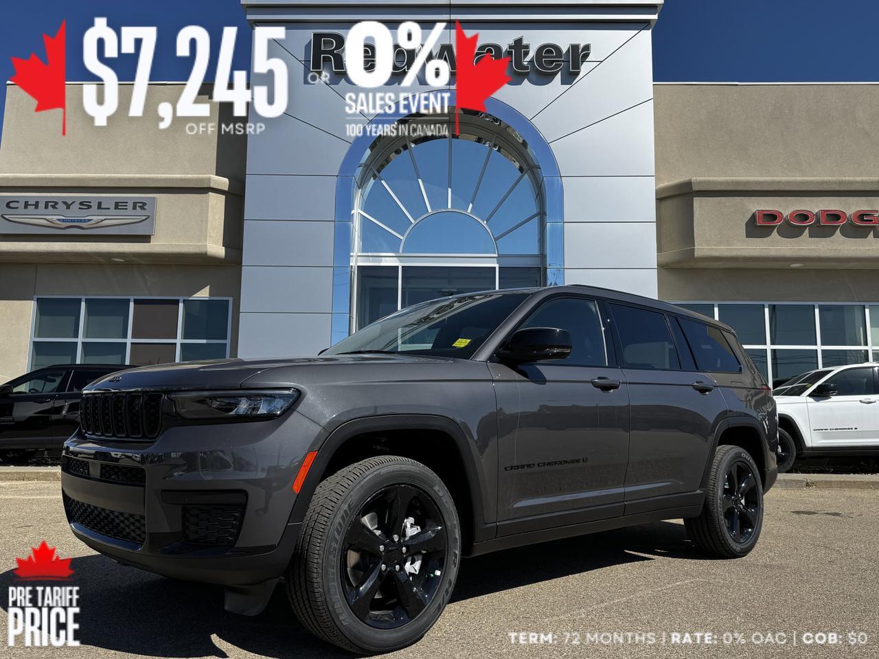 2025 Jeep Grand Cherokee L Altitude 4x4 | V6 | Backup Camera | 3 Rows | Heated Seats | Power Liftgate