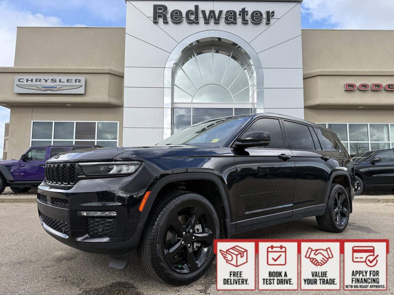 2025 Jeep Grand Cherokee L Limited 4WD | V6 | Low KMs | 7 Passenger | Heated Seats | Power Liftgate | Capri Leatherette